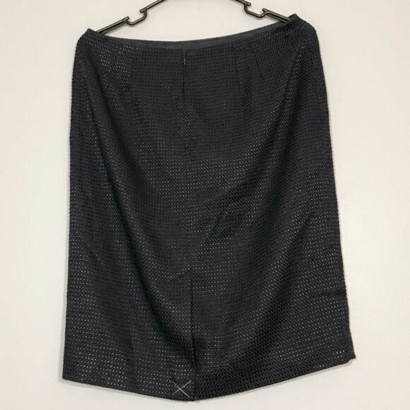 Ann Taylor Pencil Straight Skirt Size 6 Grid Check Work Workwear Formal Business - Picture 2 of 10